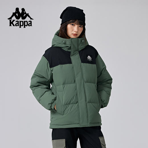 Kappa卡帕背靠背冬季复古户外运动羽绒服外套男保暖上衣防寒服女K0EZ2YY66D 商品图1