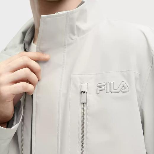 3件4折【自营】FILA/斐乐  斐乐男士棉服两件套2024春时尚休闲立领风衣外套 F11M418901FGY 商品图2