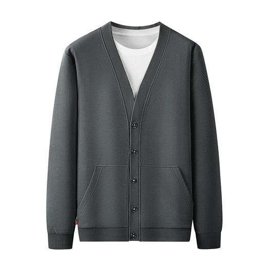 【新款DDP】大依优型大码男士开衫外套休闲上衣加肥加大胖子舒适 商品图6