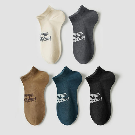 都市丽人都市锋尚船袜休闲系列精梳棉袜子男袜子FCTDD5 商品图1