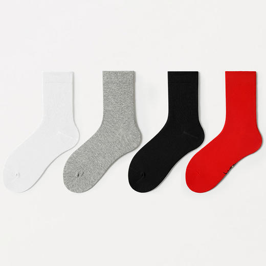 都市丽人都市锋尚中筒袜简约系列精梳棉袜子男袜子FCTCB4 商品图1