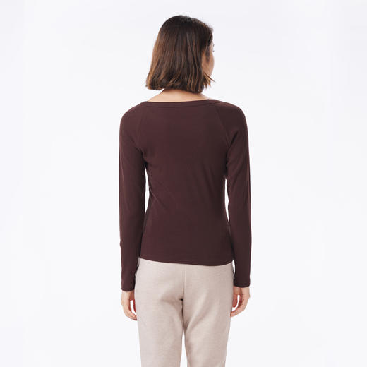 都市丽人保暖衣舒暖单件上衣云柔罗纹棉中厚女士保暖衣单件上衣LWTDA5 商品图3