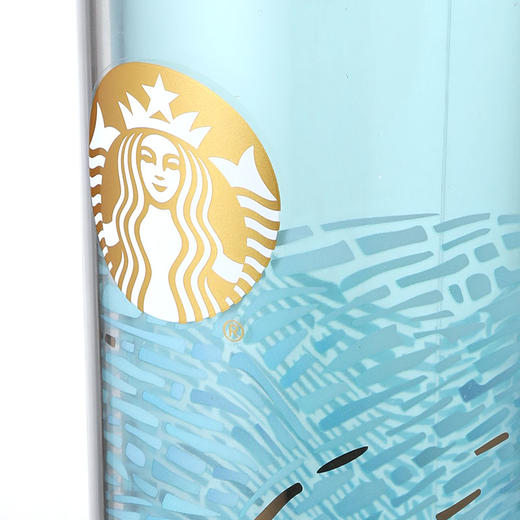 11168504 星巴克微蓝韵律款双层咖啡杯 商品图3