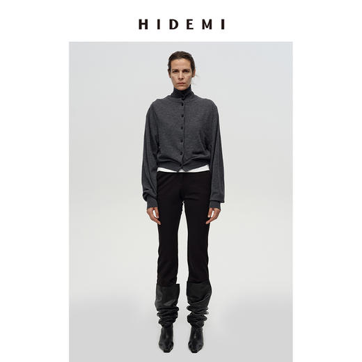 HIDEMI 进口高弹力超显瘦可再生针织纤维九分裤神裤 商品图7