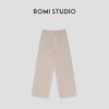 ROMI STUDIO“留白絮语”长绒竹节棉肌理感洗水直筒牛仔裤 421NS072(现货) 商品缩略图4