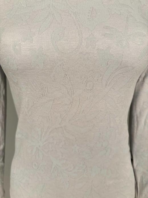 [惊喜价]皮尔卡丹女士保暖内衣秋衣上衣薄款提花 商品图3