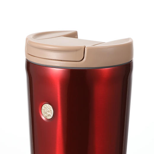 11168499 星巴克开运红款徽章保温杯 商品图2