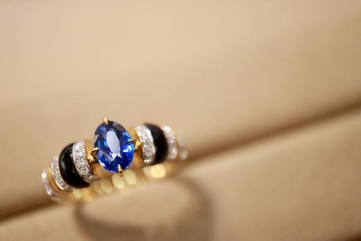 18k无烧蓝宝石戒指1.05ct 商品图1