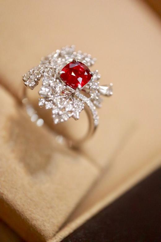 18k无烧红宝石戒指1.0ct 商品图3