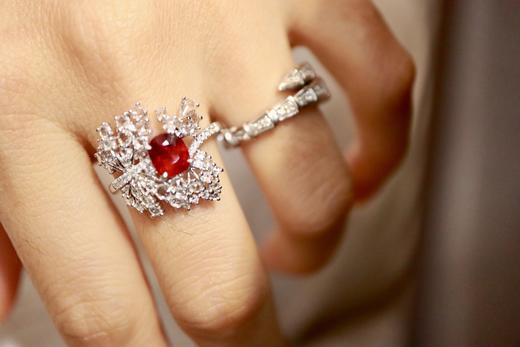 18k无烧红宝石戒指1.0ct 商品图2