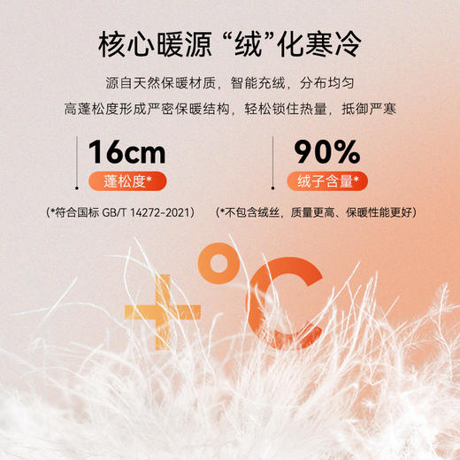 十如仕梭织防水连帽保暖中长款羽绒外套-OW14-01 商品图4