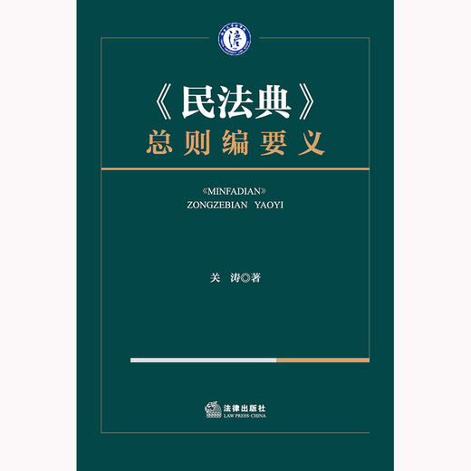 《民法典》总则编要义 关涛著 法律出版社 商品图1