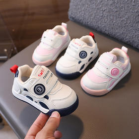 【秋季新款鞋子，软底设计，适合1-2岁宝宝学步】婴儿宝宝鞋子 秋季新款 男童软底学步鞋 1-2岁女童小孩卡通运动鞋-QQ