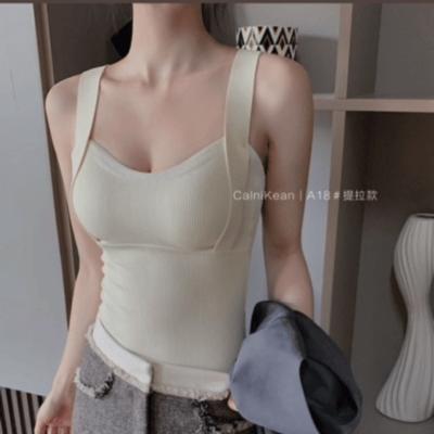 高品质定制 ❗原价𝟑𝟗𝟗¥一件 ，开团只需💰59￥到手【𝐂𝐚𝐥𝐧𝐢𝐊𝐞𝐚𝐧反重力提拉保暖背心】内搭外穿都好看😍 上身巨显瘦❗ 商品图5