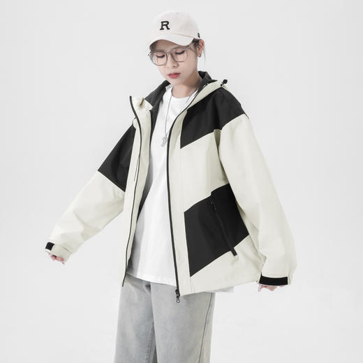 真维斯情侣款冲锋衣拼色夹克23010 商品图2