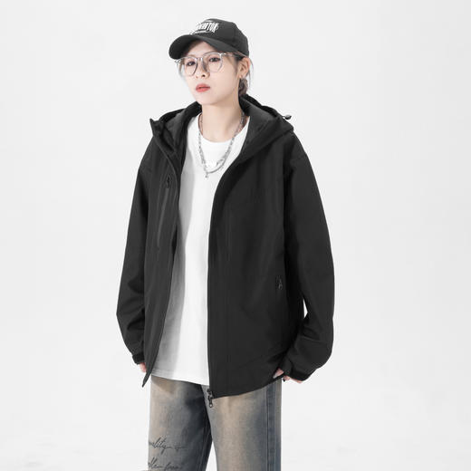 真维斯情侣款冲锋衣拼色夹克23010 商品图3