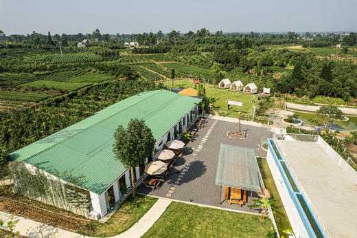 【团建优选-蒲江242号院】7999元=13房云朵城堡民宿，明月村，享超大花园草坪、带地暖、扎染&陶艺、清凉漂流、采茶等项目hzsly 商品图5