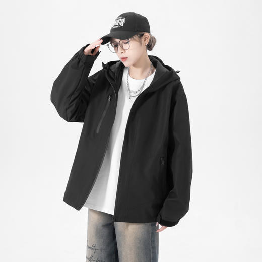 真维斯情侣款冲锋衣拼色夹克23010 商品图4