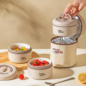 摩登主妇陶瓷保温饭盒上班族专用带饭饭桶可微波炉加热汤盒保温桶