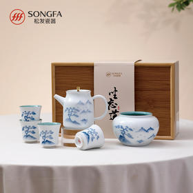 6头山水清音茶具