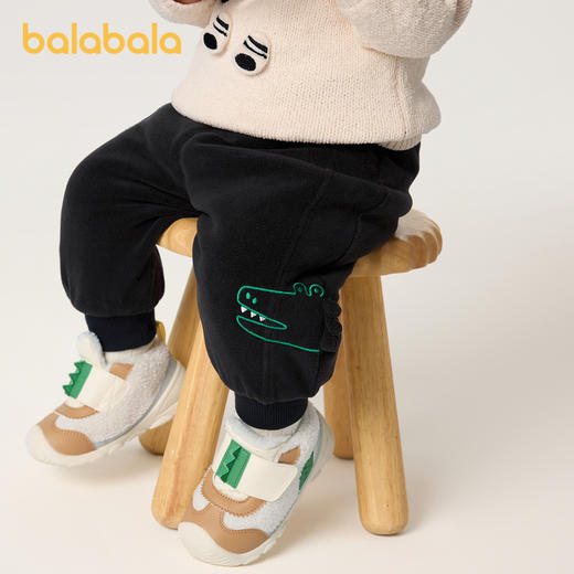 巴拉巴拉宝宝长裤男童冬装婴儿裤子秋冬外穿休闲裤运动裤造型可爱 商品图0