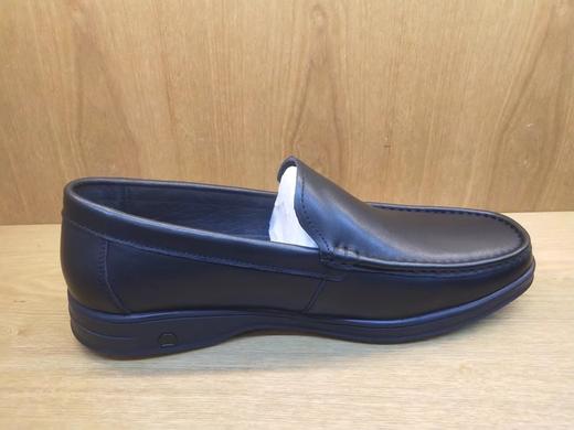 豪行真皮男鞋12161991舒适休闲平底商务休闲单鞋 商品图3