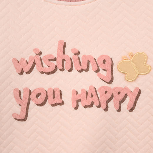 棉果果专柜同款冬季新品女童圆领全棉卫衣M422180624612 商品图2