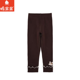 棉果果专柜同款冬季新品女童复合绒打底裤M422206424614