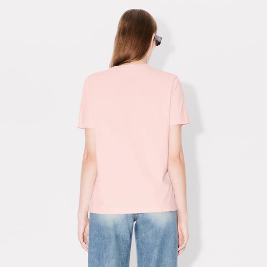 KENZO 高田贤三 女士大海棠花徽标印花棉质圆领短袖T恤 粉色 FE62 TS140 4SO 34 商品图2