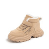 【新品儿童雪地靴，加绒加厚保暖，马丁靴款式】儿童加绒加厚大棉雪地靴 冬季新款男女童保暖马丁靴 外穿棉鞋子-QQ 商品缩略图4