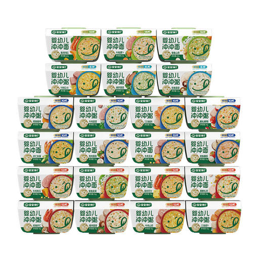 宝宝馋了 婴幼儿冲冲粥/冲冲面 冲泡装 婴幼儿辅食餐 30秒冲拌出餐 商品图5