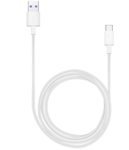 华为5A数据线 USB Type-A 转 USB Type-C（白色）1m 商品图0