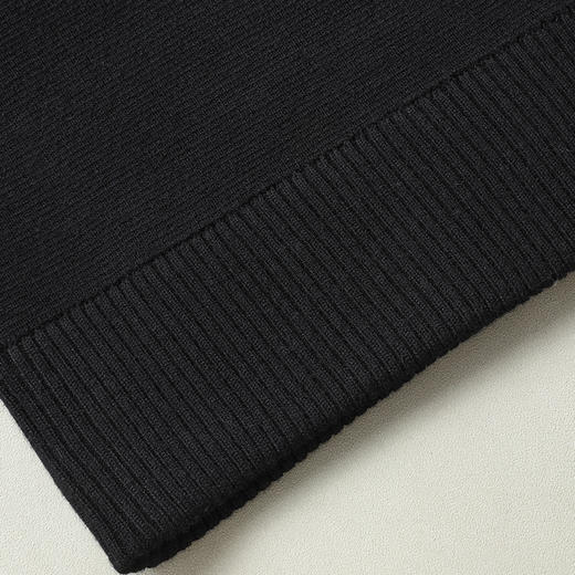 【桑蚕丝绵羊毛】【新款DWP】大依优型大码翻领羊毛衫针织衫加肥加大毛衣大号胖子宽松毛衫男装上衣打底 商品图8