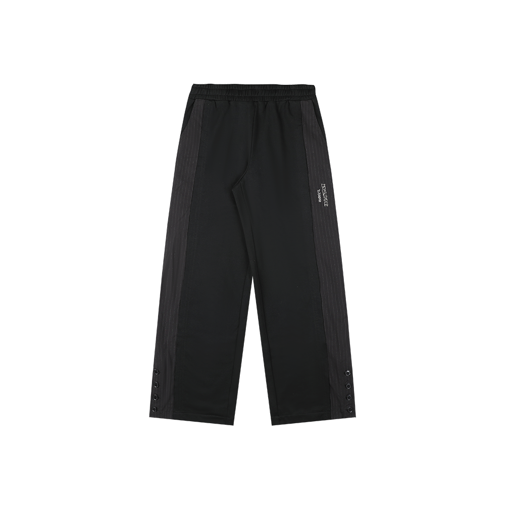 D.Desirable NY City vibe-暗黑西装拼接卫裤