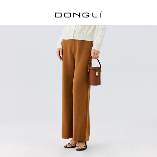 东黎 • 山羊绒女士秋冬显瘦宽松阔腿裤 4851 商品图4