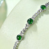 子佩集S925银【触手生春】手链【SL11664】纯银古法银翡翠绿色2409 商品缩略图2