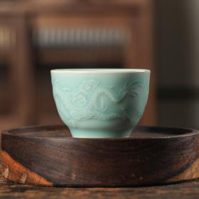 雷慧仙青瓷龙杯