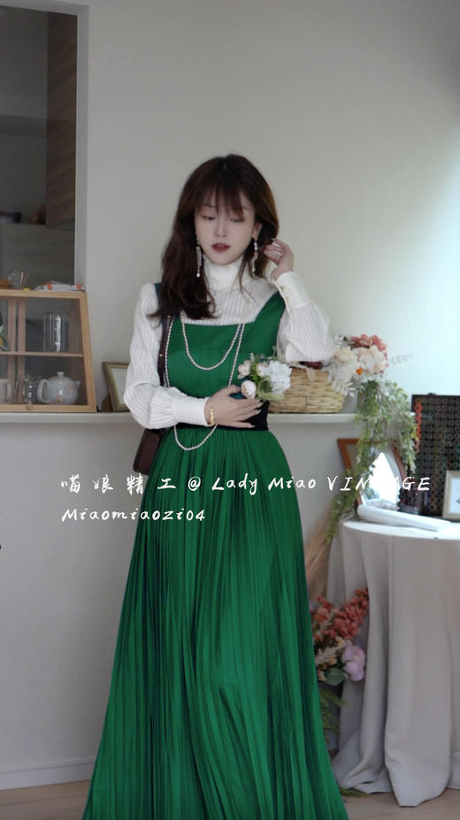 #1410【复团】喵娘精工@1410_M08《优雅淑女》奥黛丽赫本电影同款复古套装 商品图14