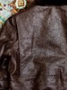 Chapal G-1 棕色小羊皮飞行员夹克 商品缩略图5