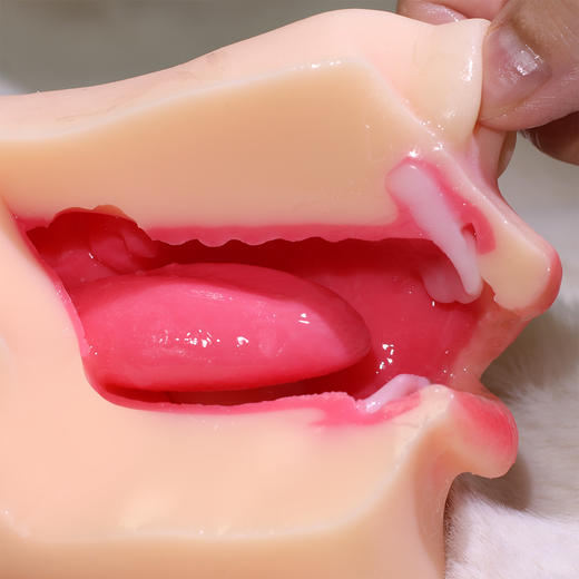 漫渺新品漫渺口阴肛三穴双头名器倒膜全牙嘴巴舌舔男用情趣用品飞机杯跨境 商品图5