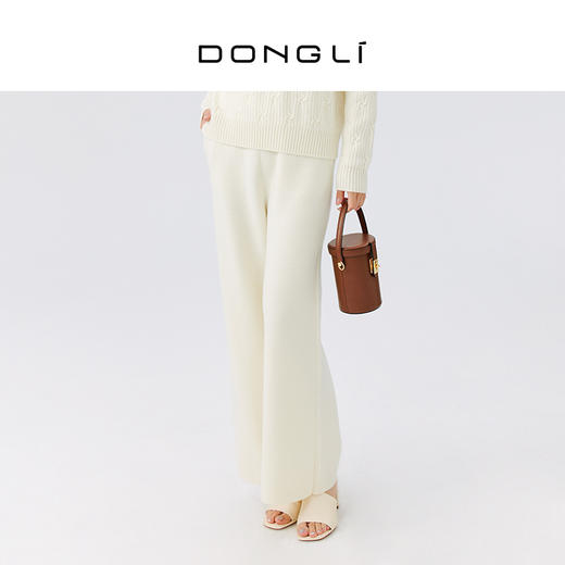 东黎 • 山羊绒女士秋冬显瘦宽松阔腿裤 4851 商品图3