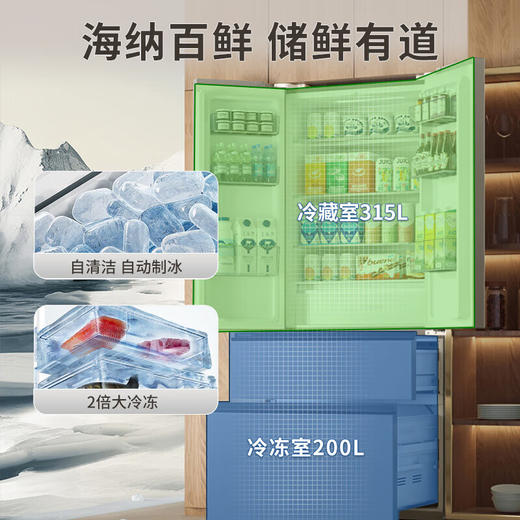 【年底大促  特价机】松下冰箱【24年新品大海豹】515升 NR-TD52WPA-W 春雪白 商品图3