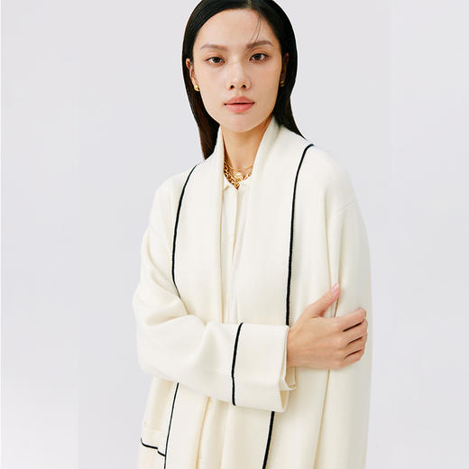 东黎 •小山羊绒中长版开衫 4713 商品图2