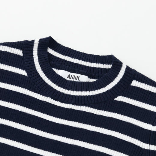 女童撞色条纹毛衣冬季新款安奈儿童装实体店同款AG444652 商品图4