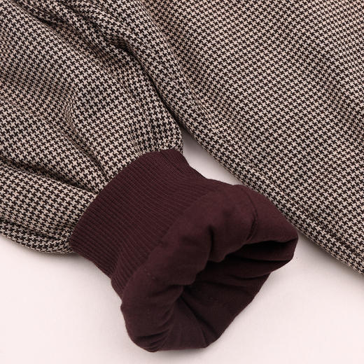 棉果果专柜同款冬季新品女童针织夹棉格子长裤M422200824615 商品图3