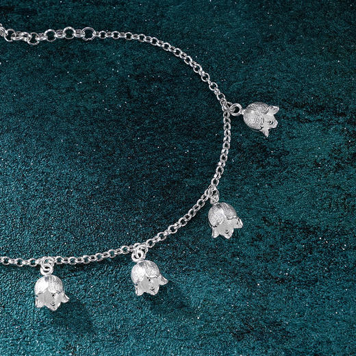 子佩集S990银【铃兰流影】手链【MXSL006】纯银花丝2409 商品图4