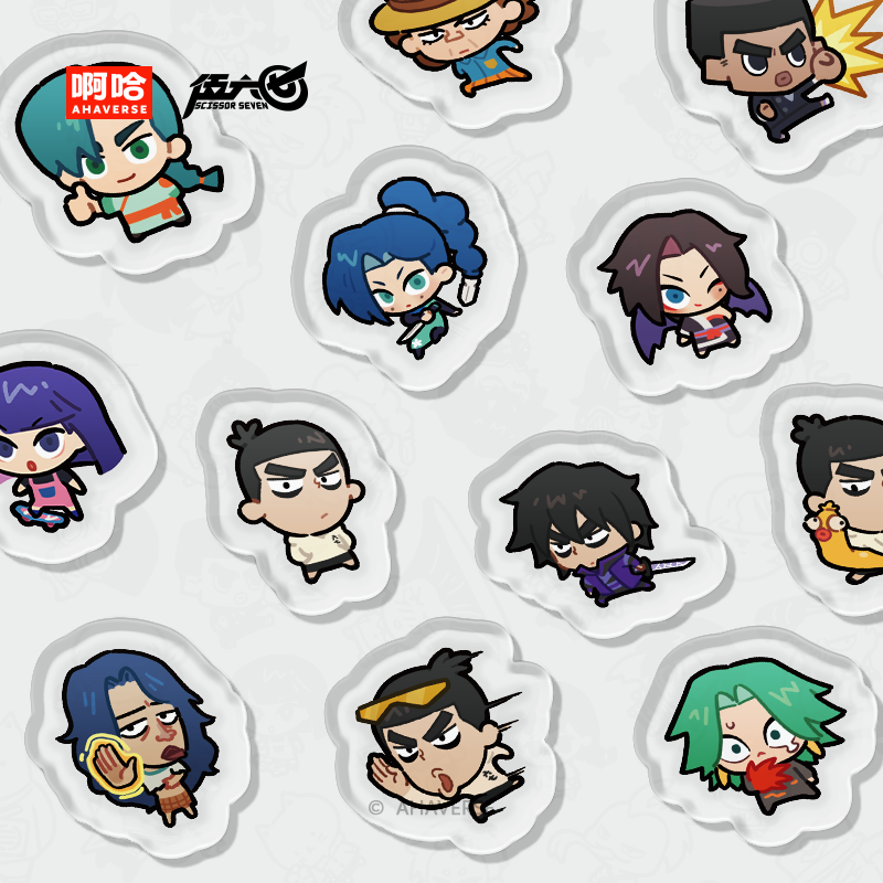 伍六七动画 官方周边 岛民系列 摇摇乐粒粒儿盲盒