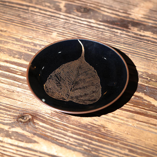 吴继旺乌金金叶壶承 商品图4