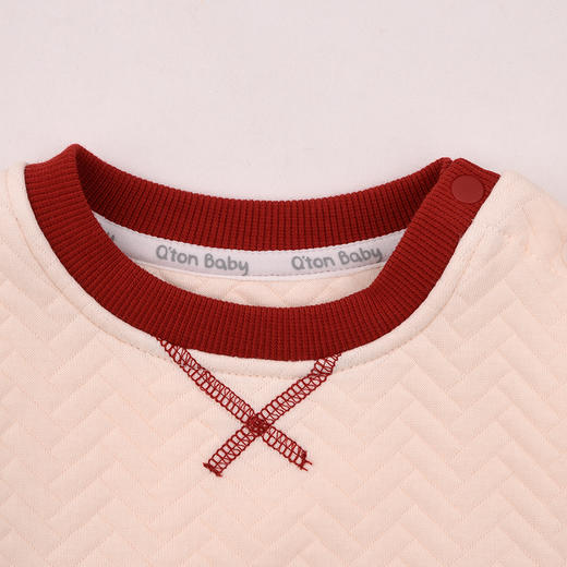 棉果果专柜同款冬季新品男童圆领空气层卫衣M412180624625 商品图2