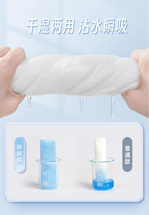 【咔咔玛】孔雀中包悬挂式抽取式洗脸巾6A940 商品图3